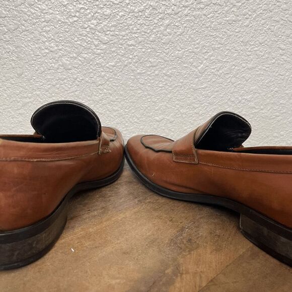 To Boot New York Dupont Brown Leather Penny Loafers Men's Size 10.5 - Picture 7 of 12